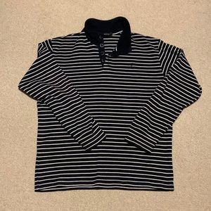Nautica Mens Sweater w/button neck